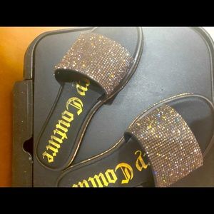 Juicy Couture Rhinestone Sandals size 9